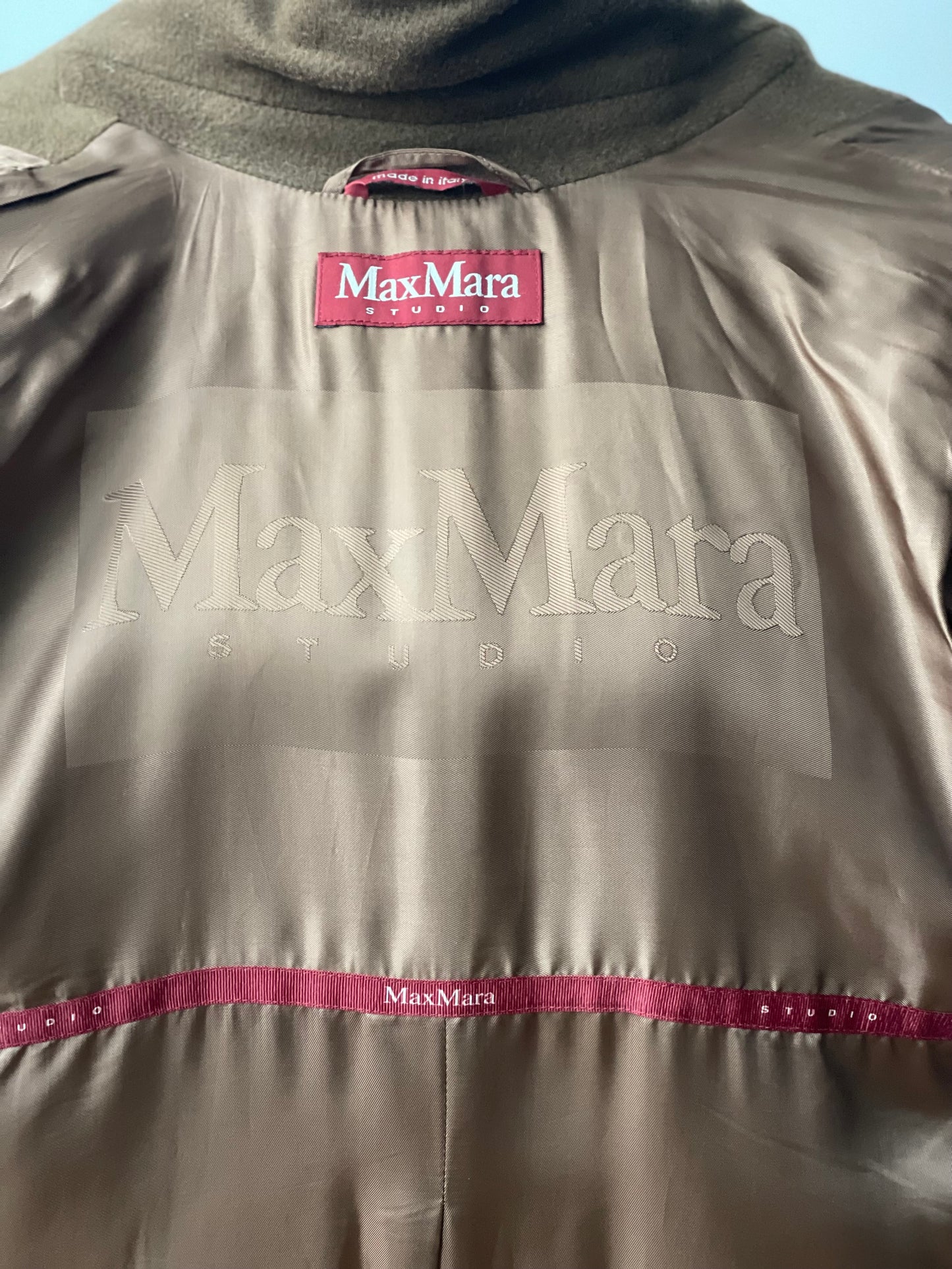 Max Mara Camel Coat – 100% Virgin Wool Mantel – IT 40 / EU 38