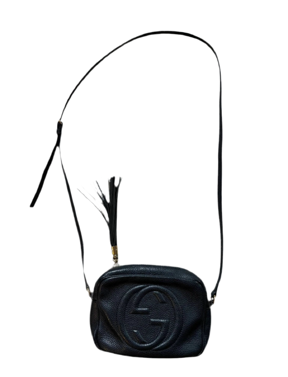 GUCCI SOHO CROSSBODY SCHOUDERTAS ZWART LEER