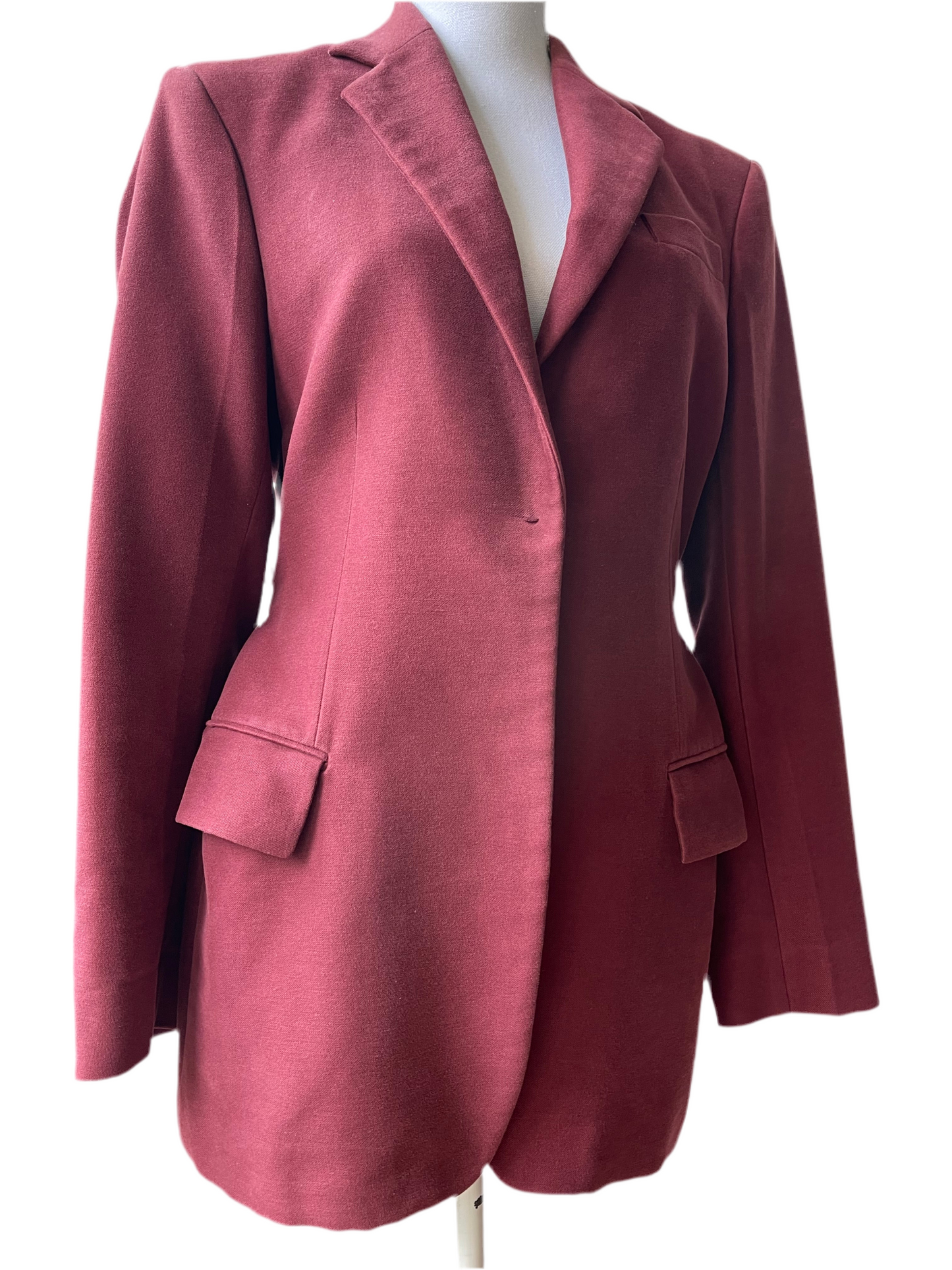 CELINE blazer jas – Bordeaux – Maat 36