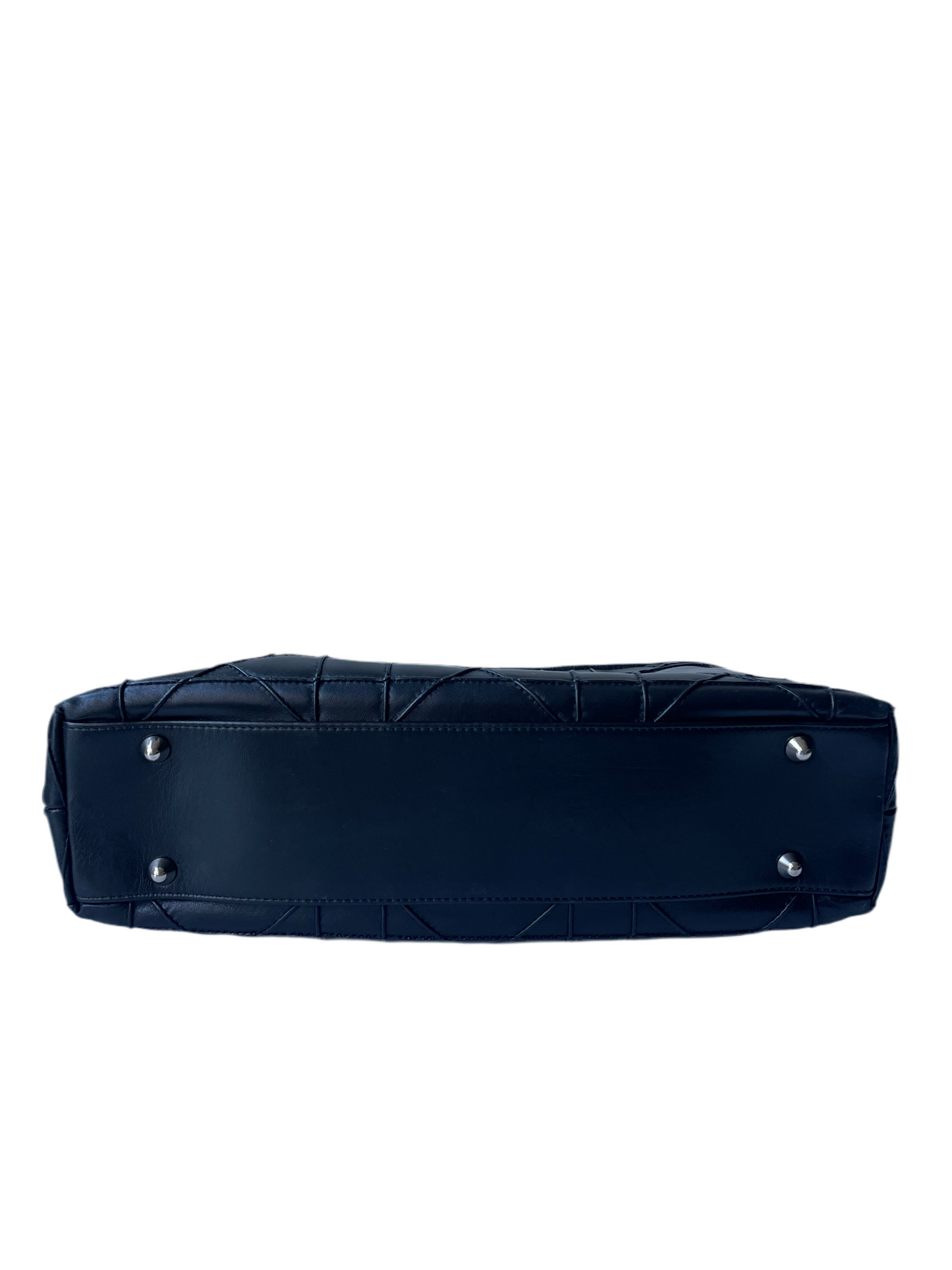 Dior Cannage Leren zwart leren tas tote