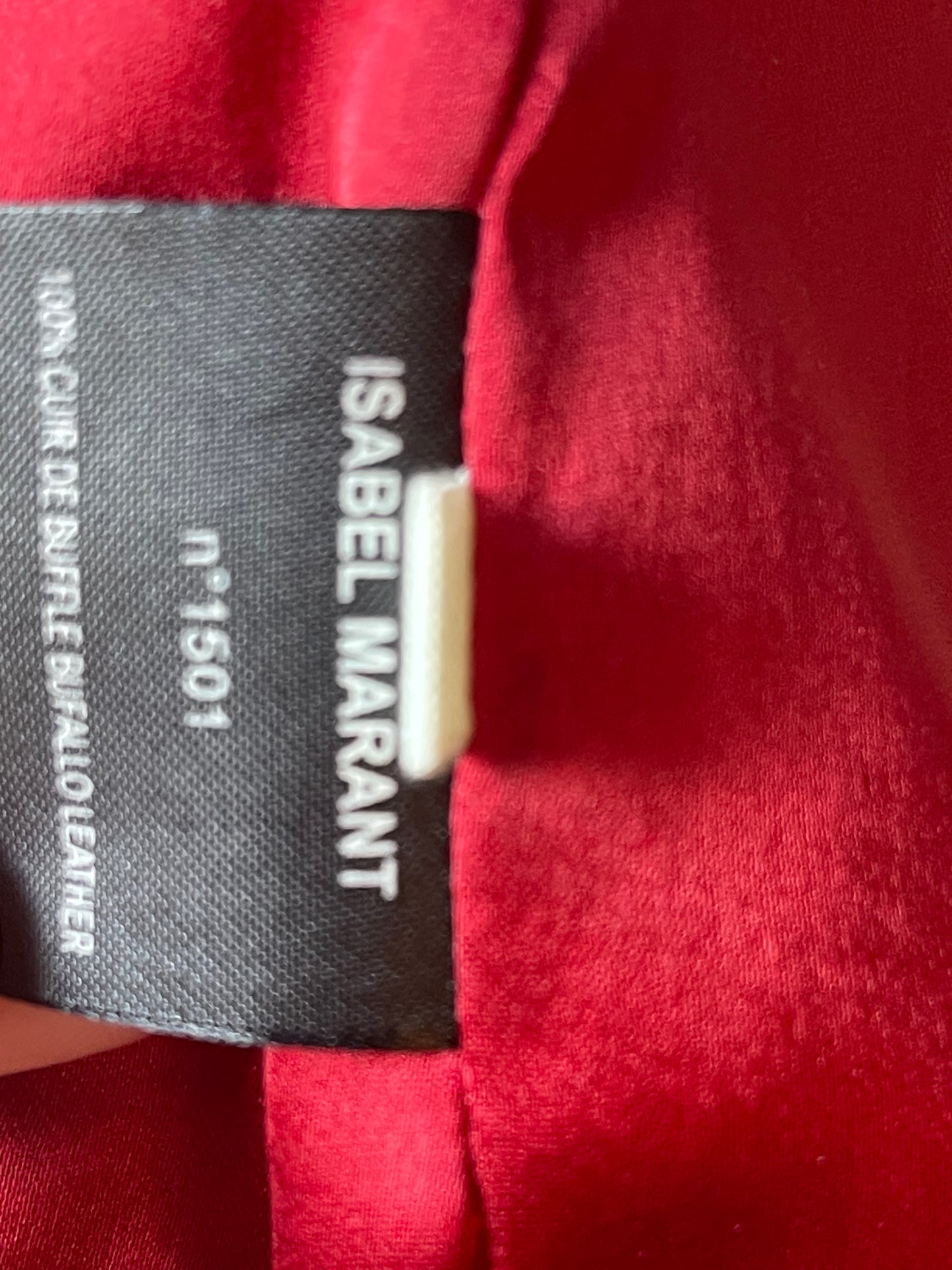 ISABEL MARANT LEREN JAS MAAT 38 / M