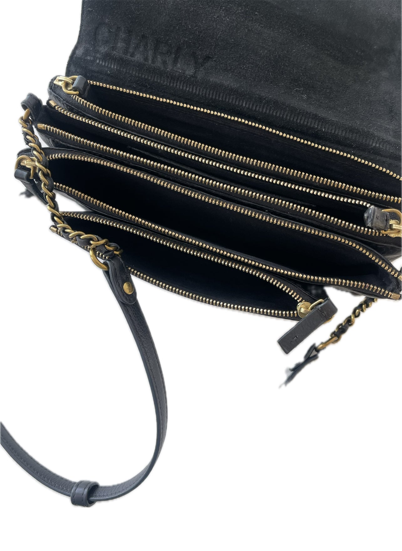 JEROME DREYFUSS CHARLEY CROSSBODY TAS SCHOUDERTAS ZWART LEER