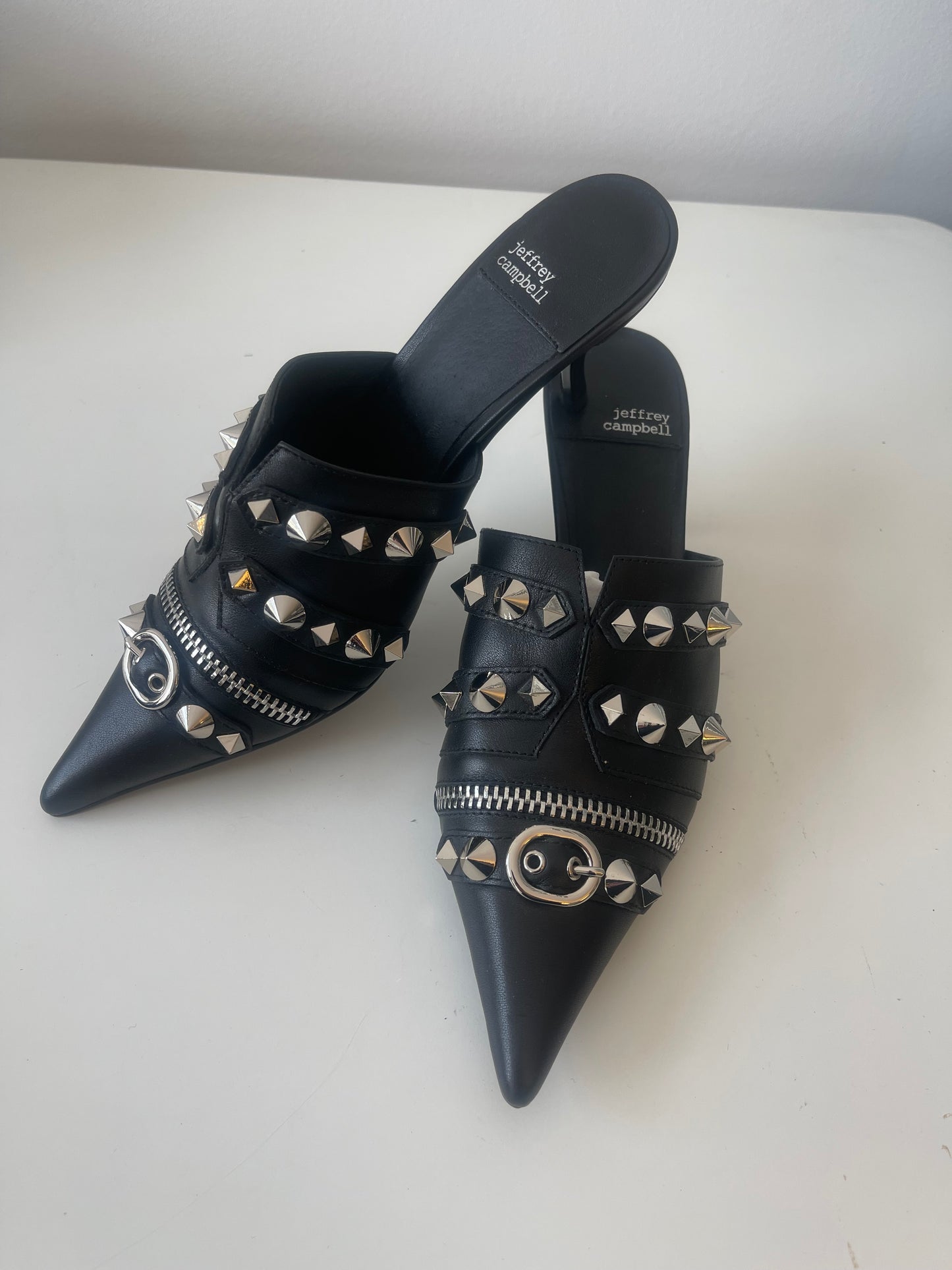 JEFFREY CAMBELL - Rock On sandalen pumps instapper maat 39 / UK 6