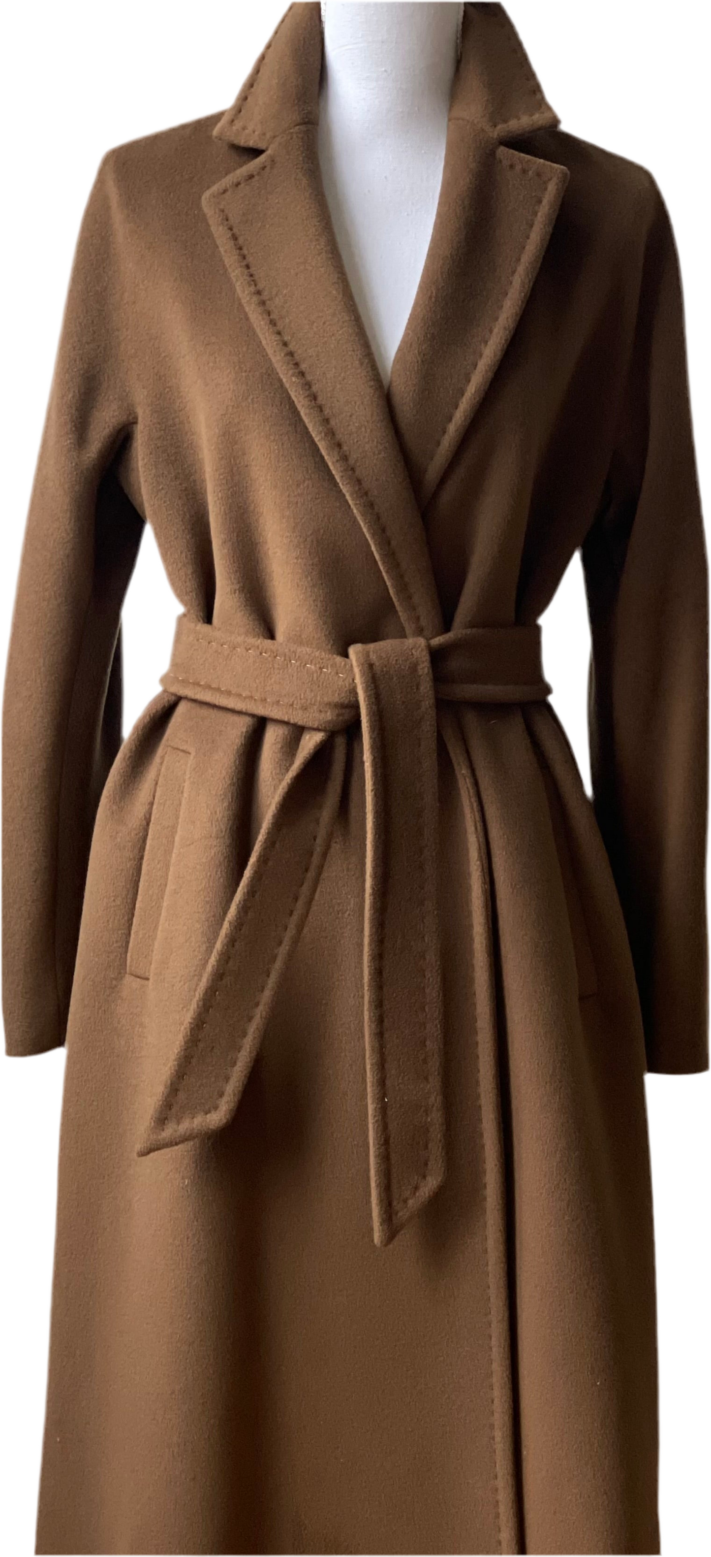 Max Mara Camel Coat – 100% Virgin Wool Mantel – IT 40 / EU 38
