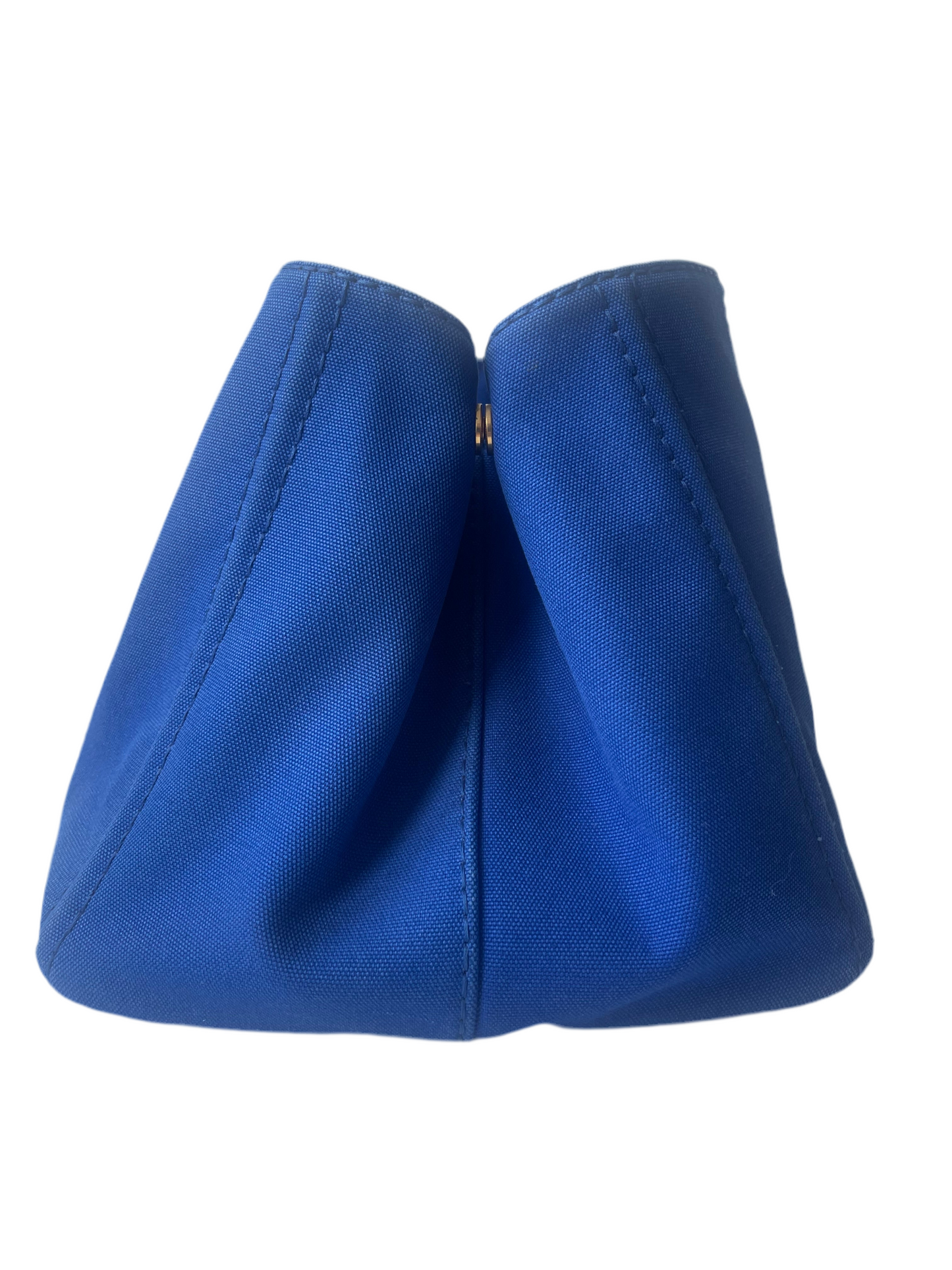 Prada Canapa Tote – Blauw Canvas – Large