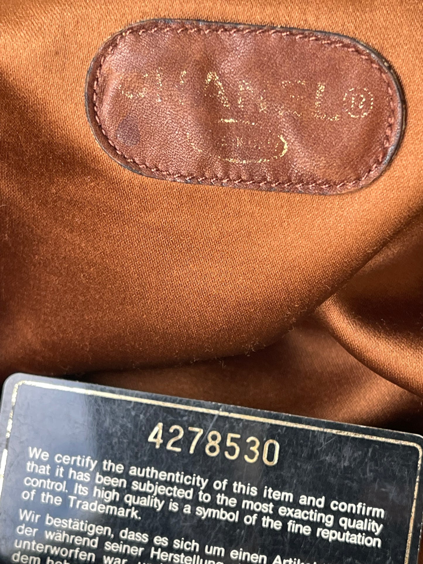 Chanel Tote vintage tas suède bruin vintage 1996-1997