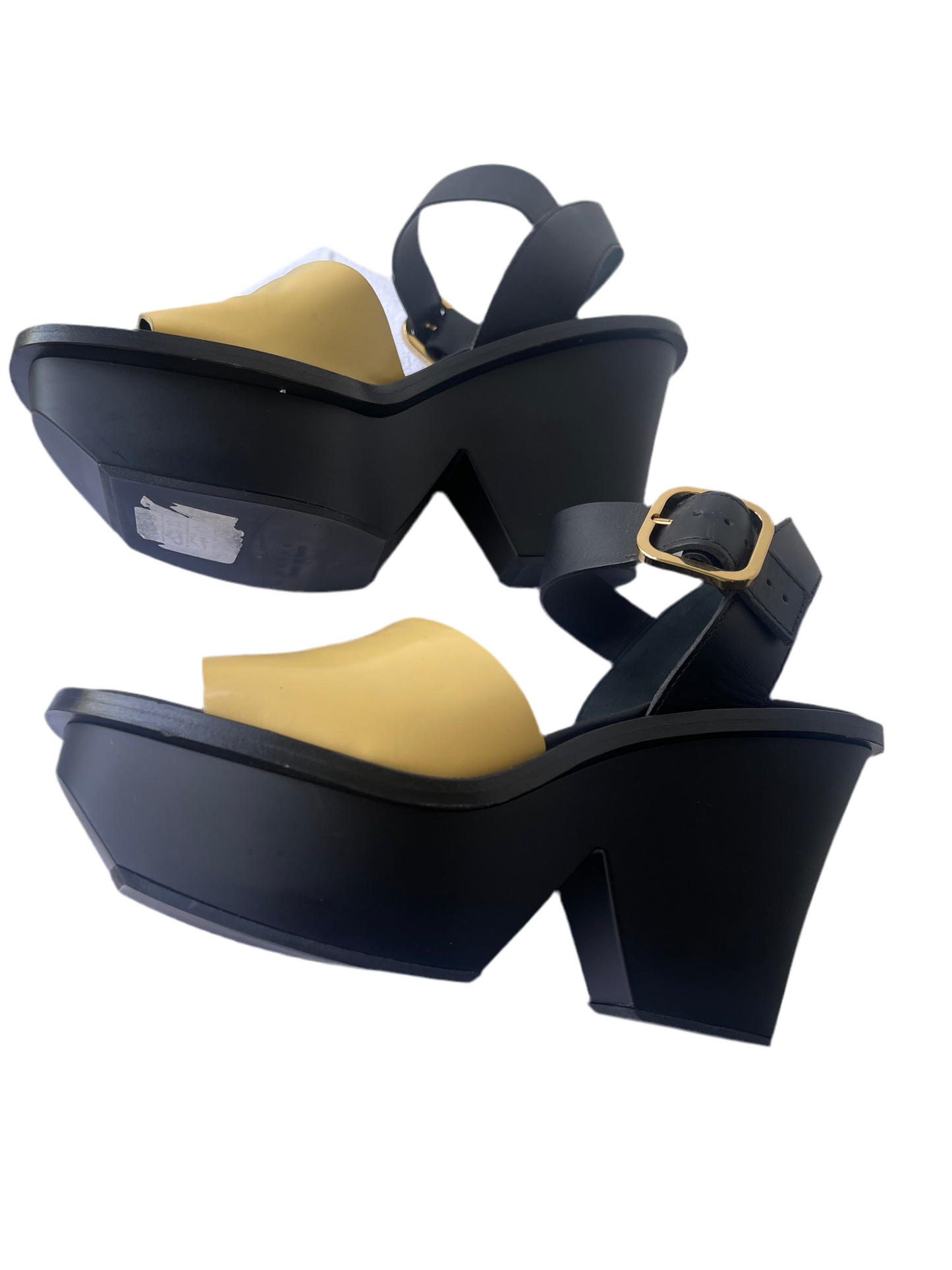 MARNI Sandalen Iconic wedge platform lakleer maat 37 EU / 4 UK