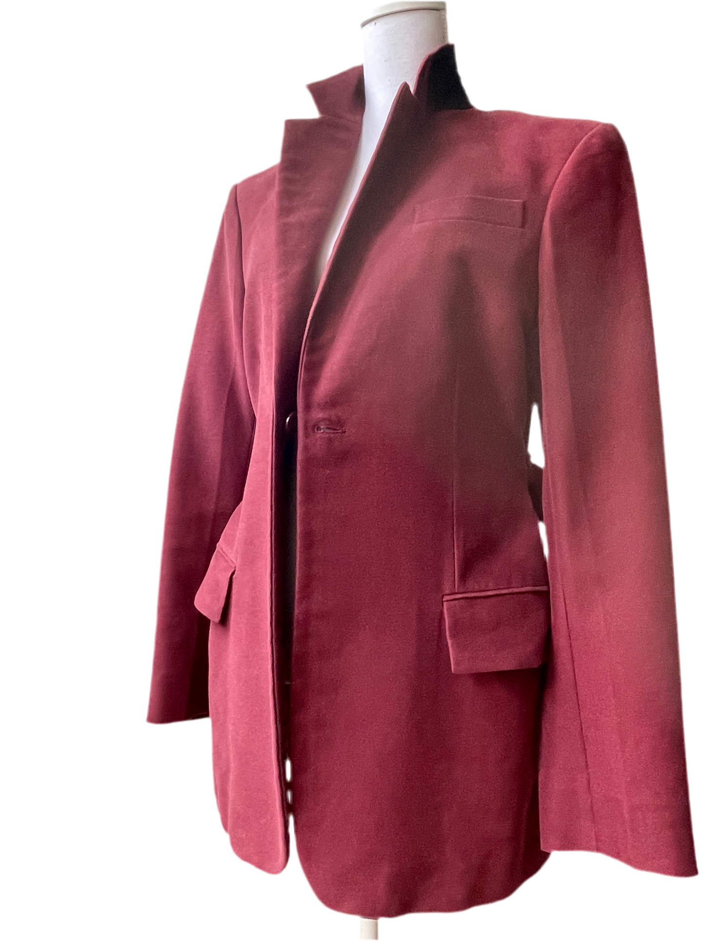 CELINE blazer jas – Bordeaux – Maat 36