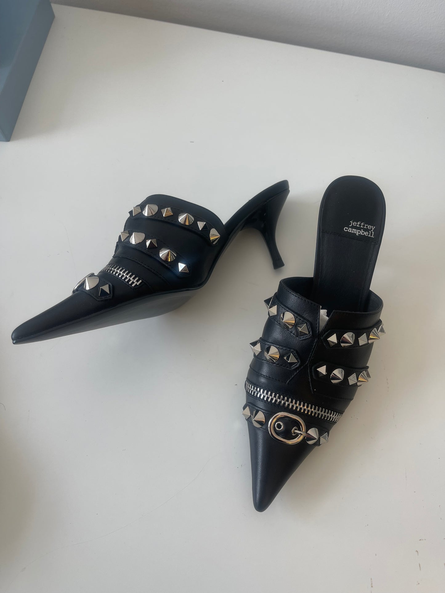 JEFFREY CAMBELL - Rock On sandalen pumps instapper maat 39 / UK 6