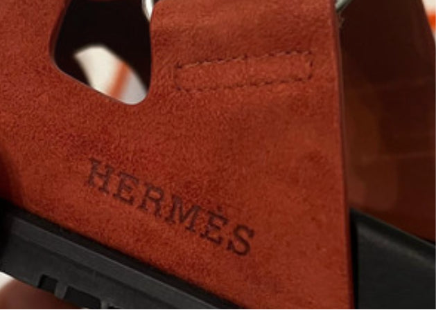 HERMÈS chypre sandaal Velvet sandalen maat 40,5 EU / 7,5 UK