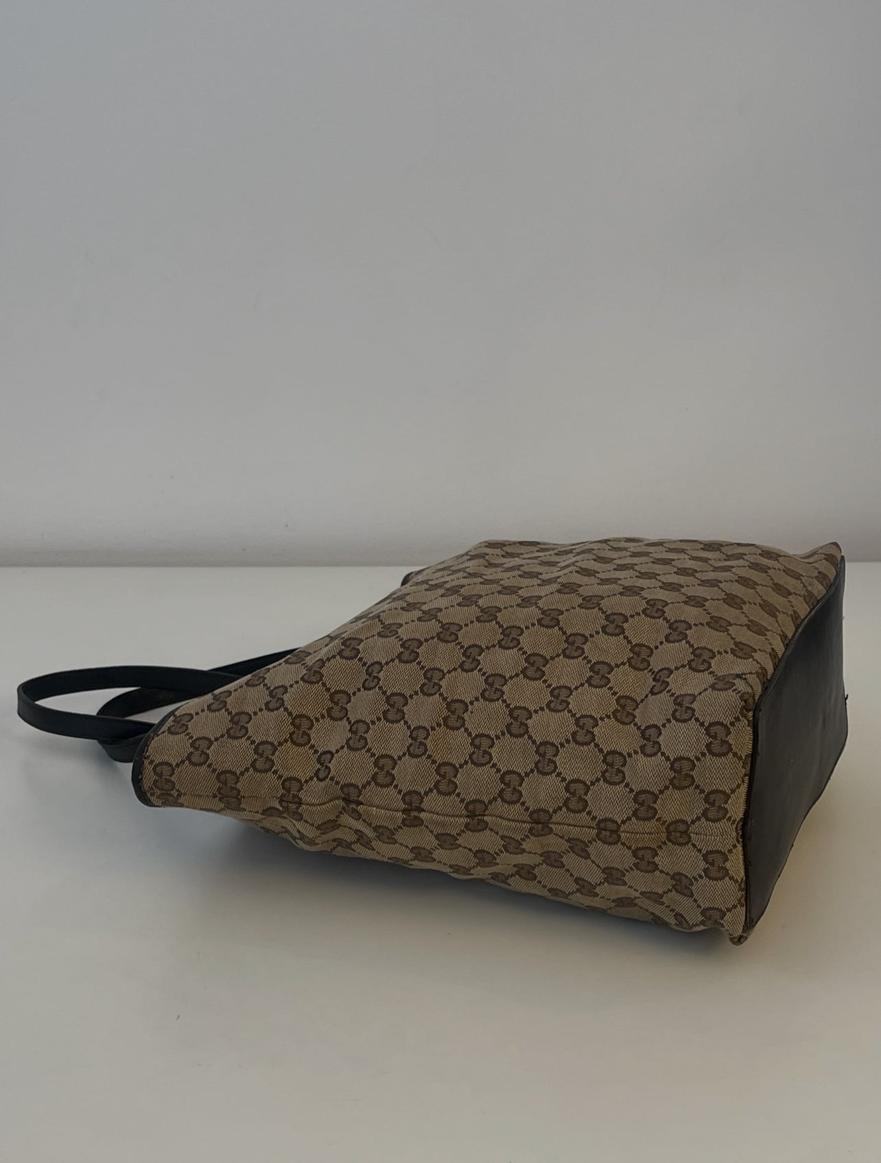 Gucci GG Canvas Beige Tote Bag