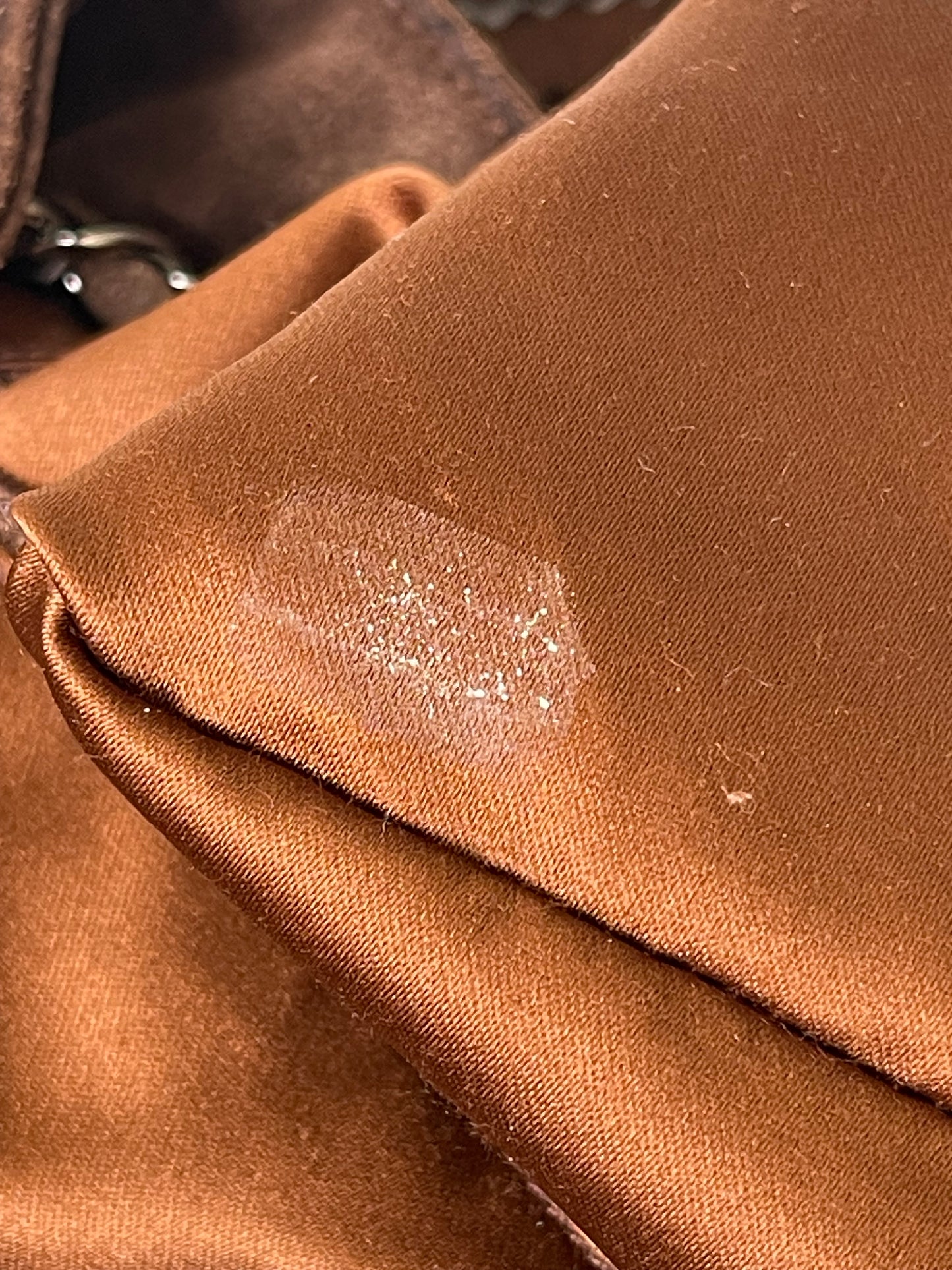 Chanel Tote vintage tas suède bruin vintage 1996-1997