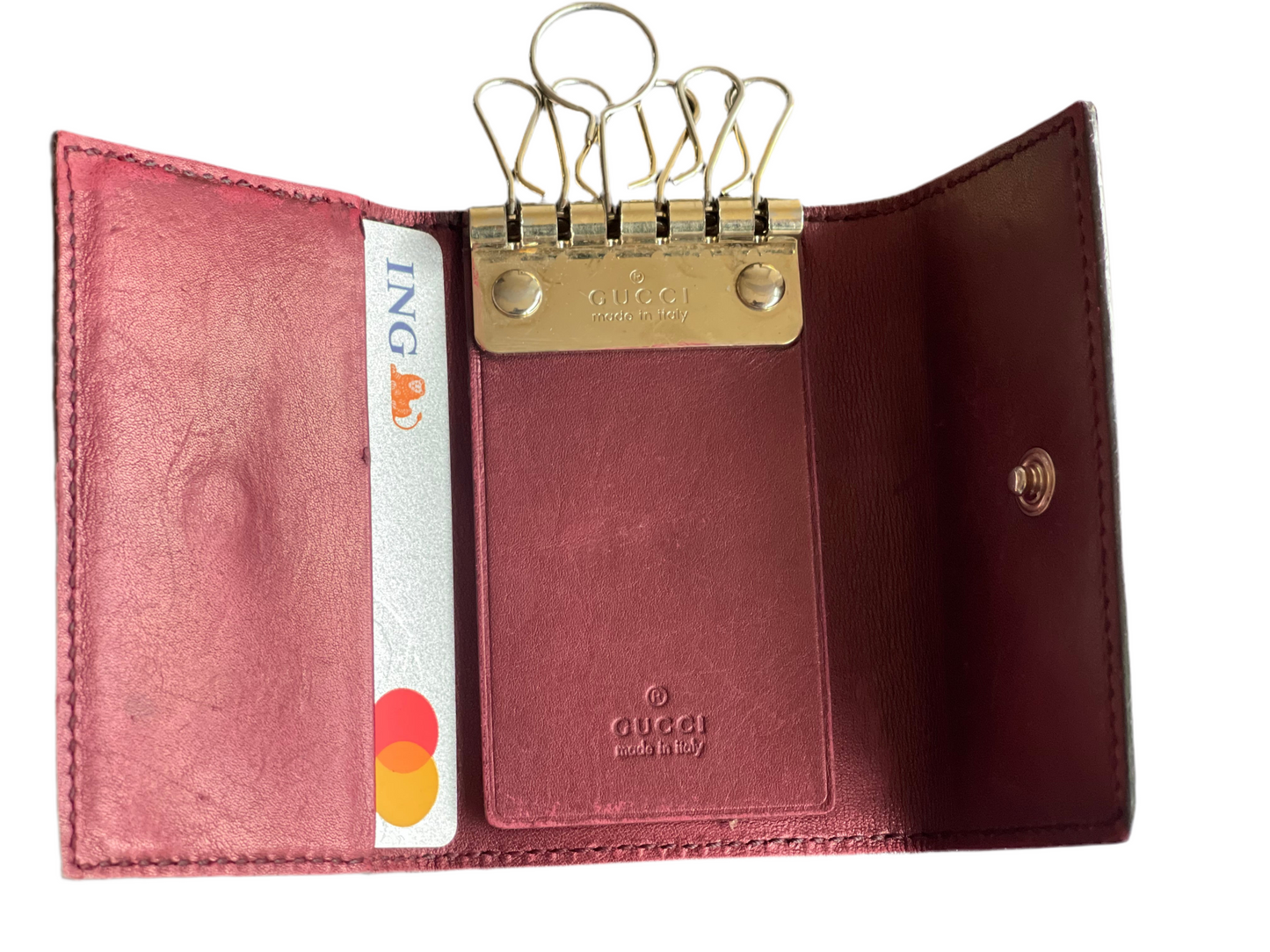 GUCCI HART SLEUTELHANGER / PASHOUDER