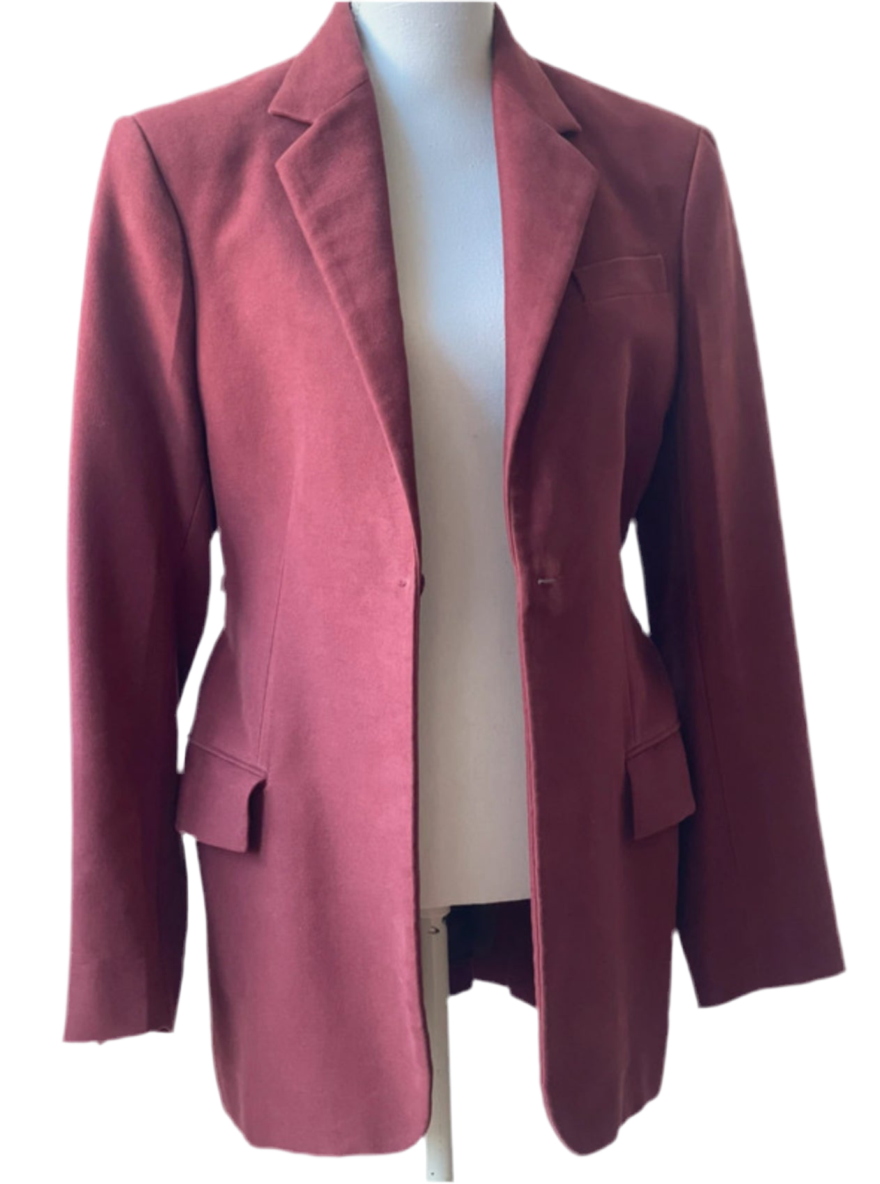 CELINE blazer jas – Bordeaux – Maat 36