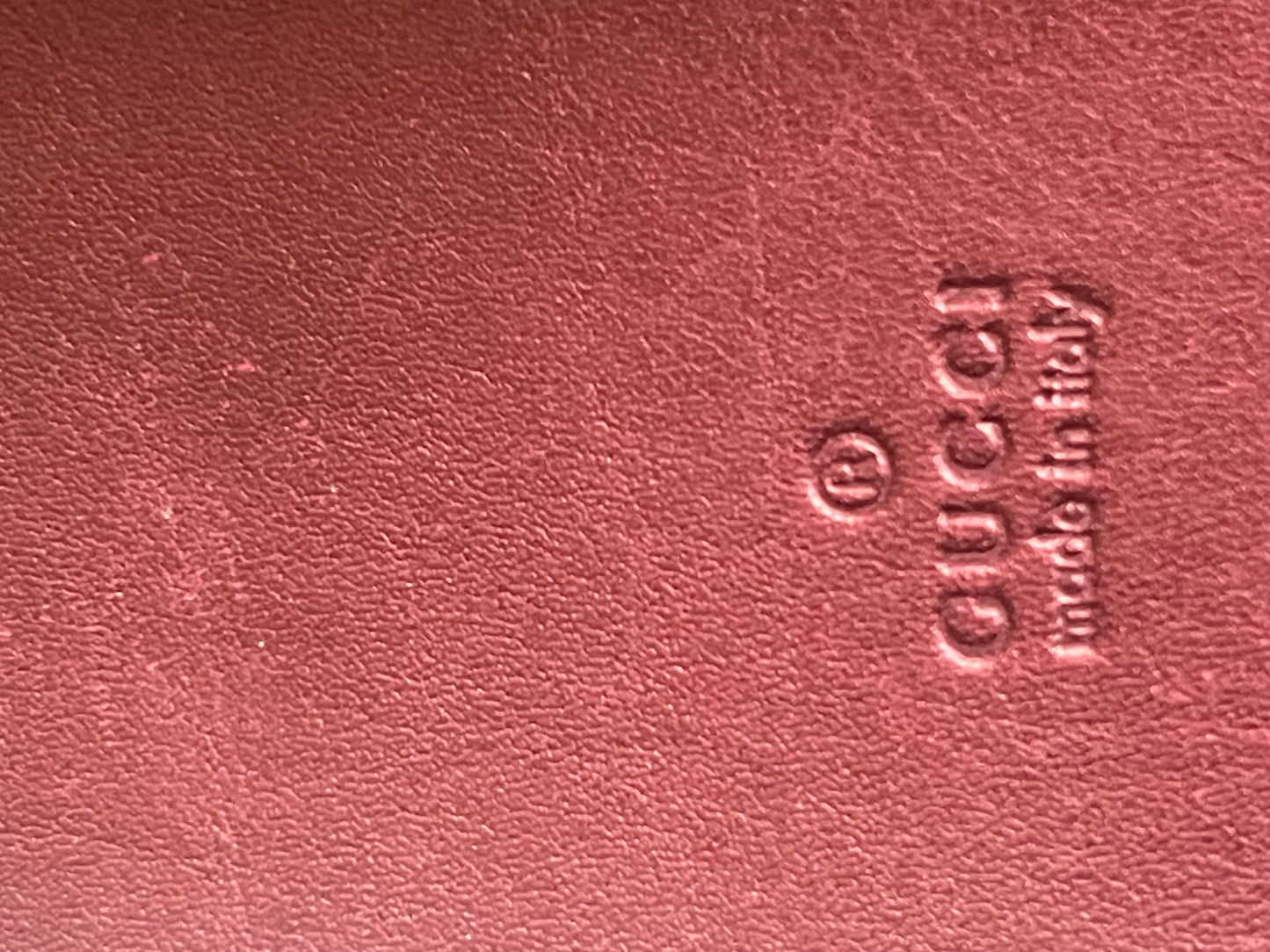 GUCCI HART SLEUTELHANGER / PASHOUDER