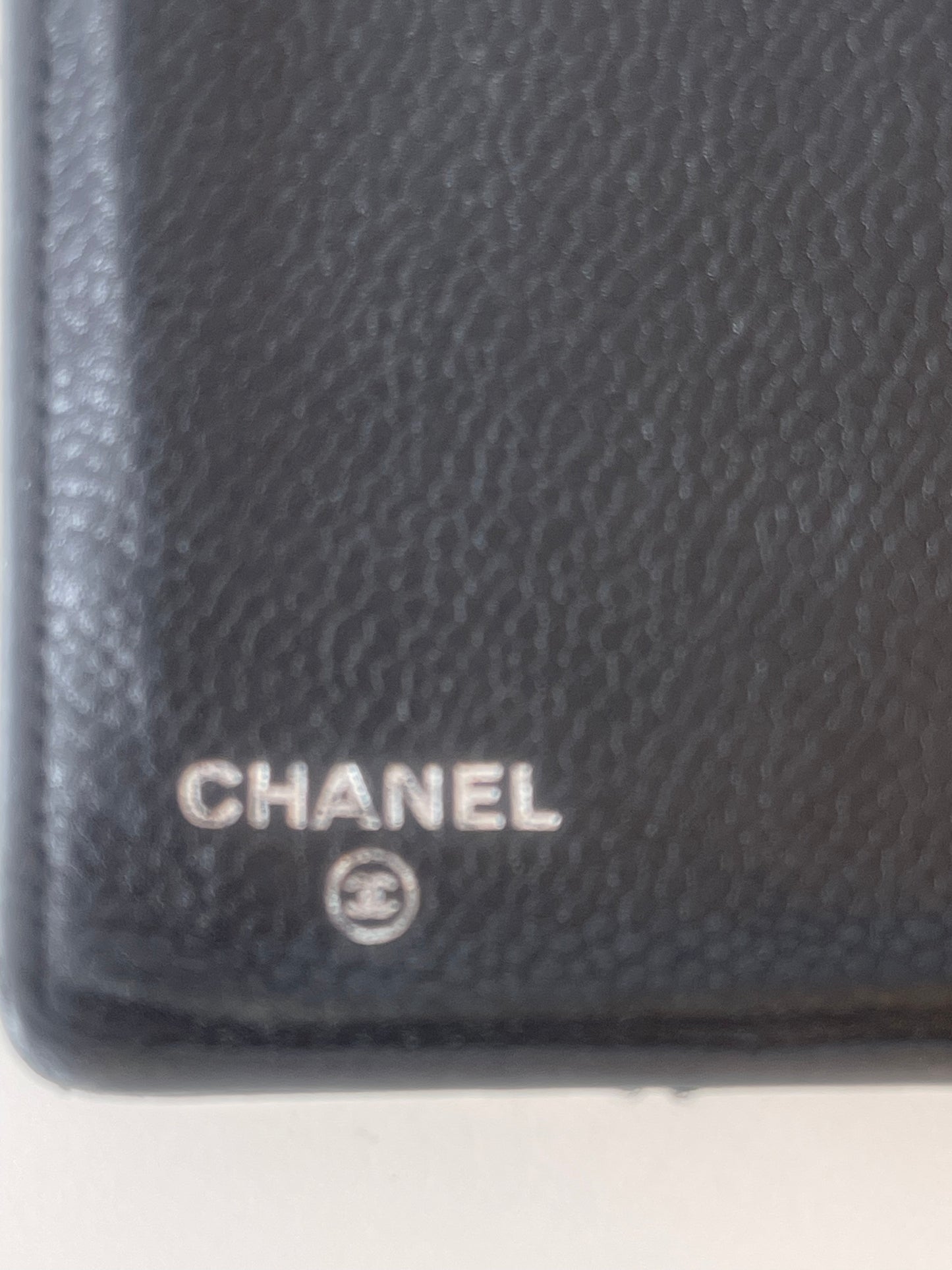 CHANEL WALLET ON CHAIN SCHOUDERTAS CROSSBODY WALLET ZWART LEER