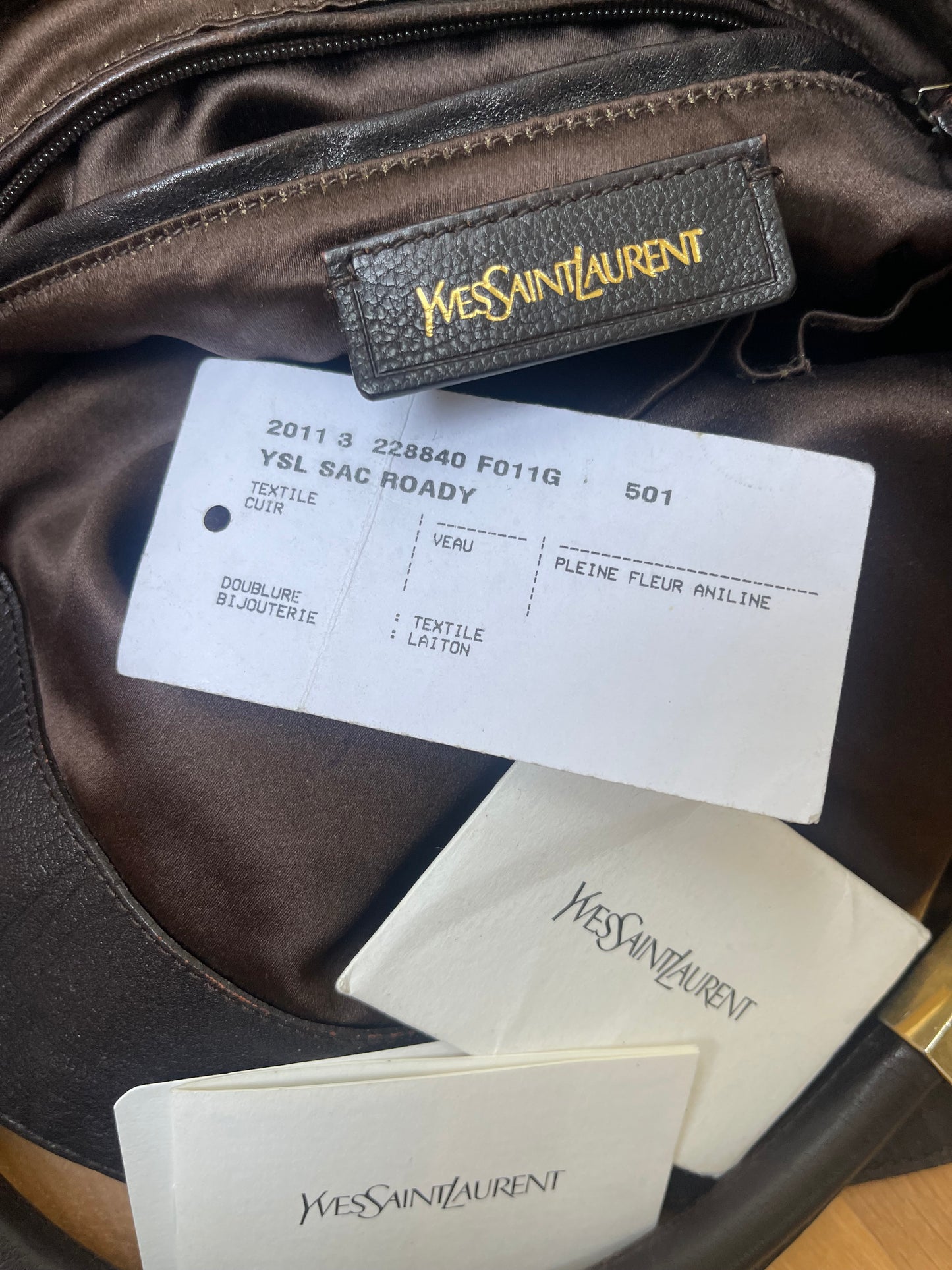YVES SAINT LAURENT ROADY TAS SHOPPER