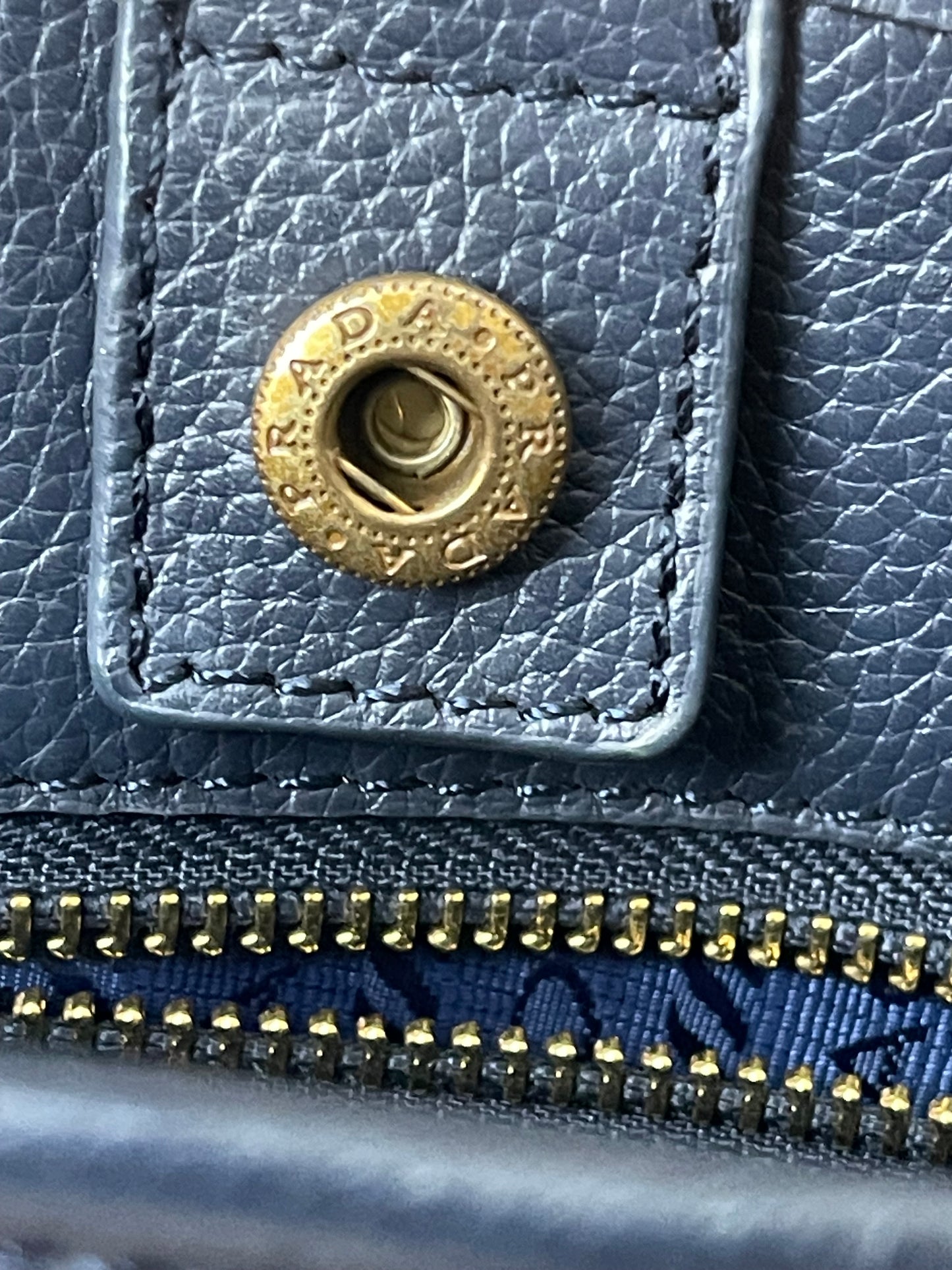 PRADA TOTE 2WAY TAS SCHOUDERTAS HANDTAS NAVY BLAUW