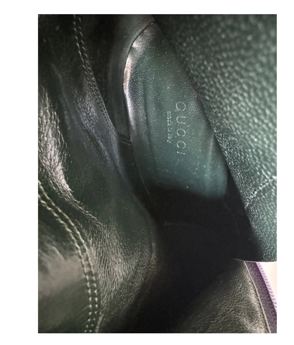 GUCCI BOOTS RIDING BOOTS SHOES BLACK LEATHER SIZE EU 38 38.5 / UK 5.5