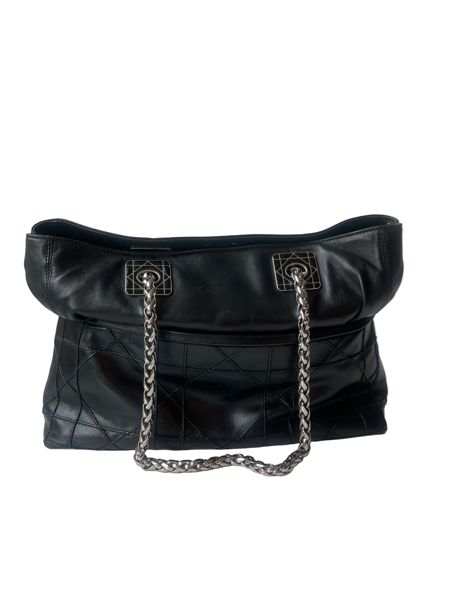 Dior Cannage zwart leren tas tote