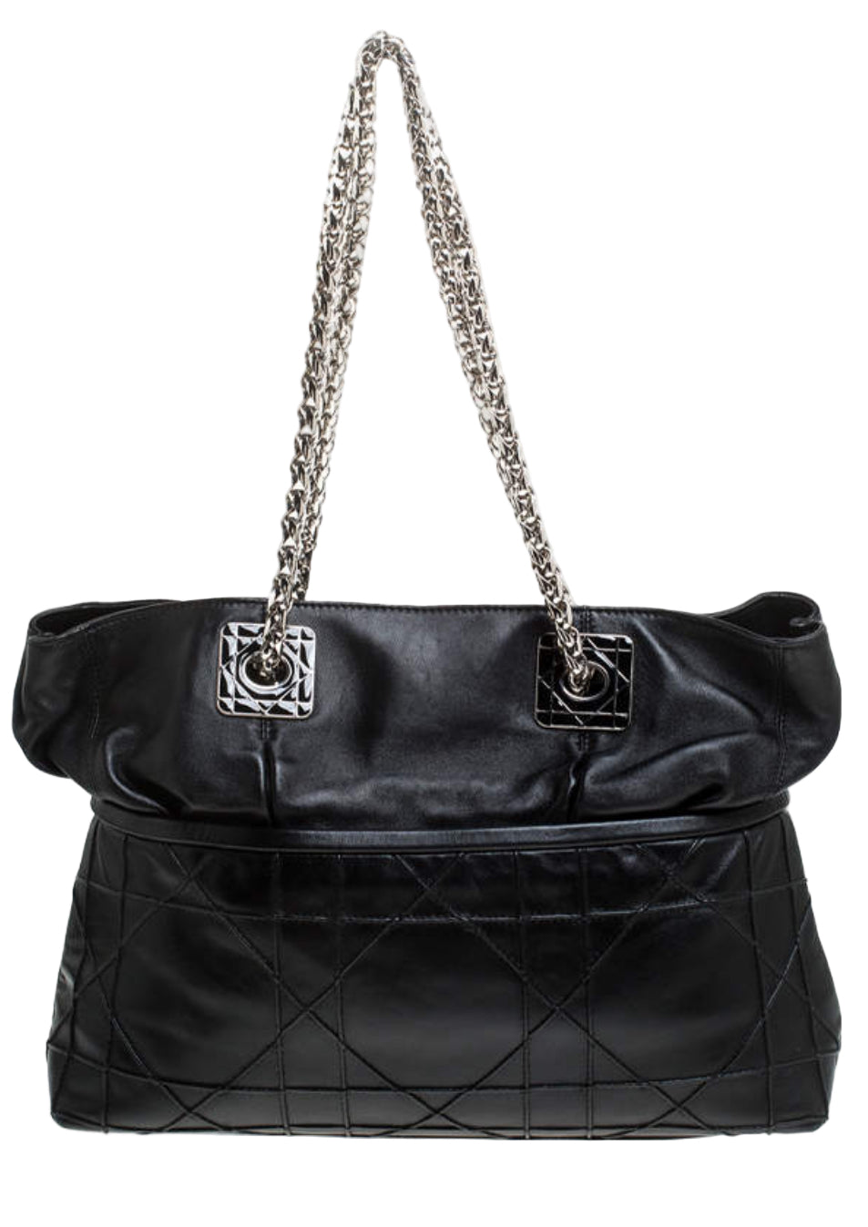 Dior Cannage zwart leren tas tote