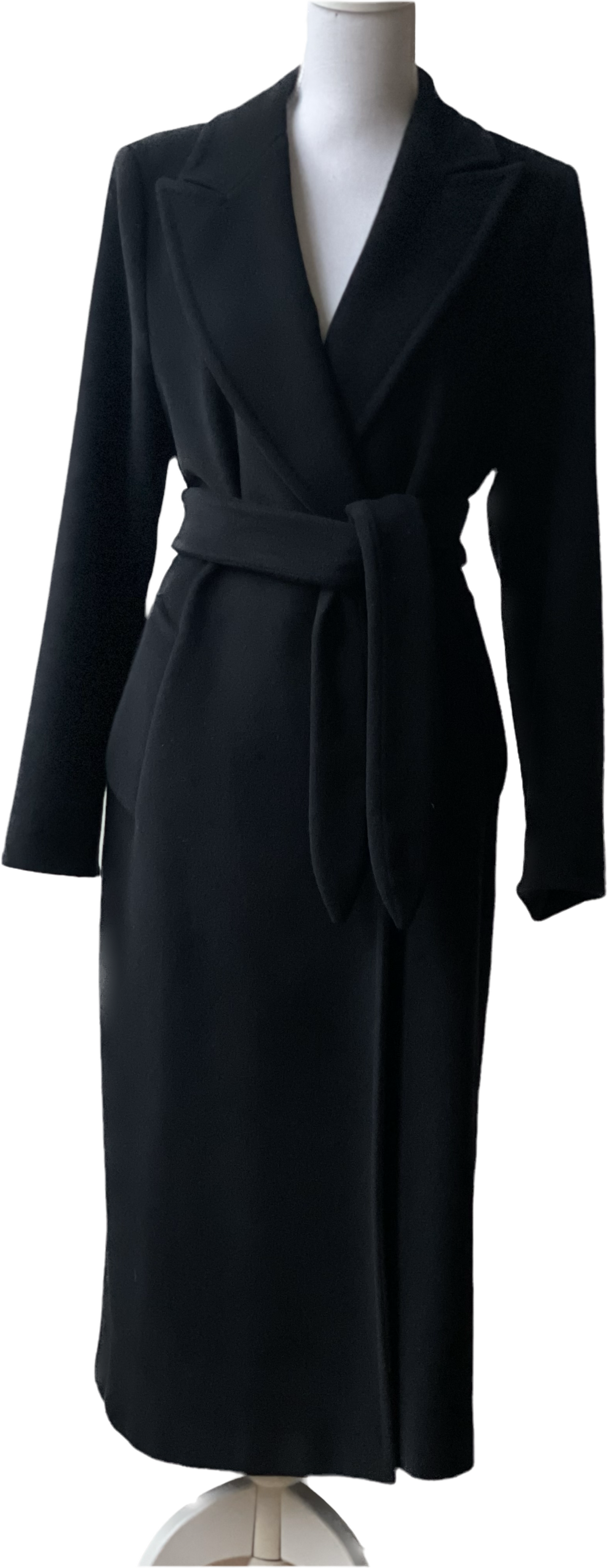 MAX MARA JACKET COAT WOOL BLACK