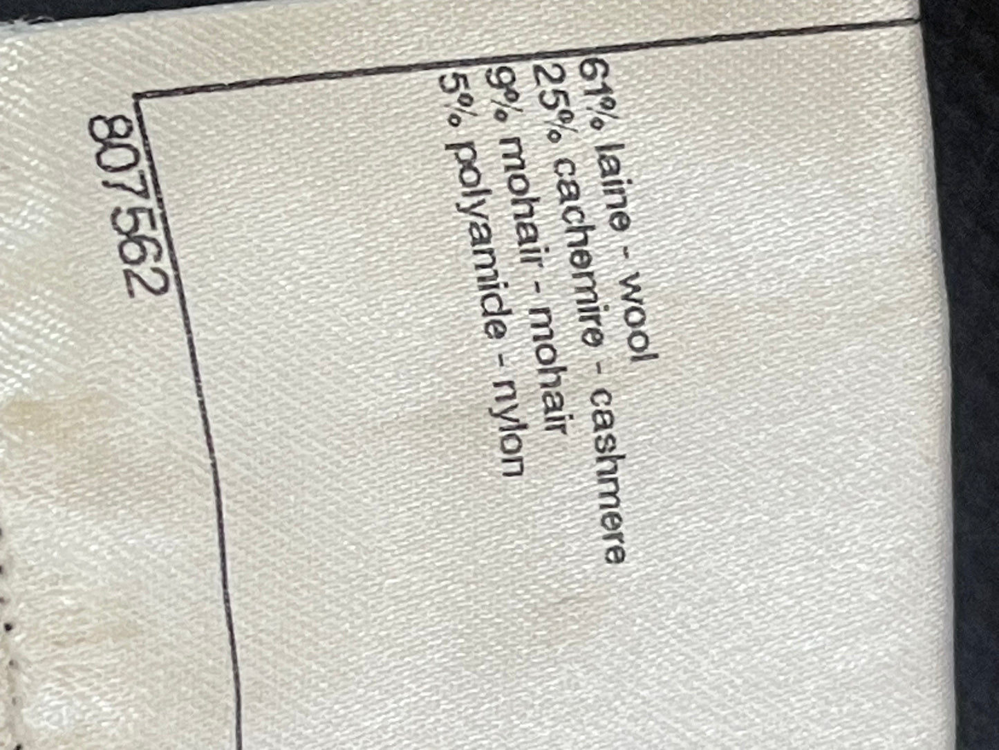 Chanel Trui Cashmere / Wol maat EU 36