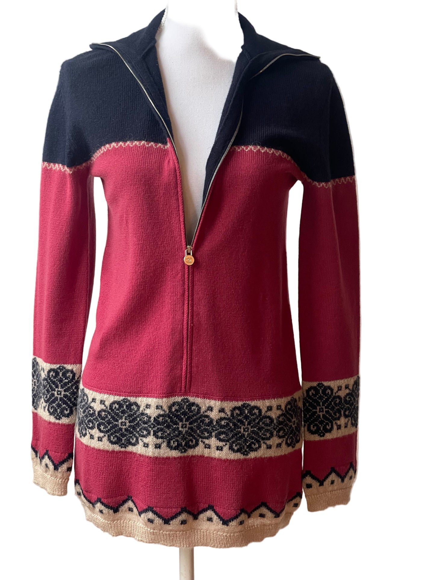 Chanel Trui Cashmere / Wol maat EU 36