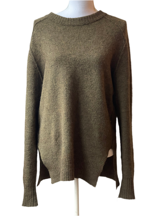 Isabel Marant Étoile Trui Wol &nbsp;– model 38 – kaki / olijfgroen – casual oversized fit