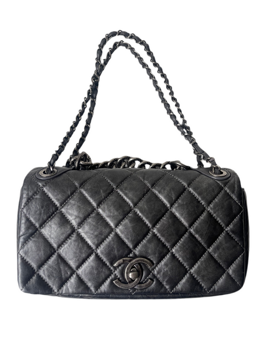 CHANEL Timeless Classic Pondichery Large Handtas Kalfleer.