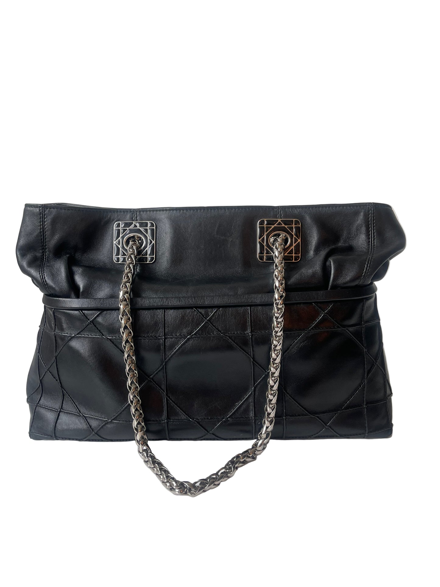 Dior Cannage zwart leren tas tote