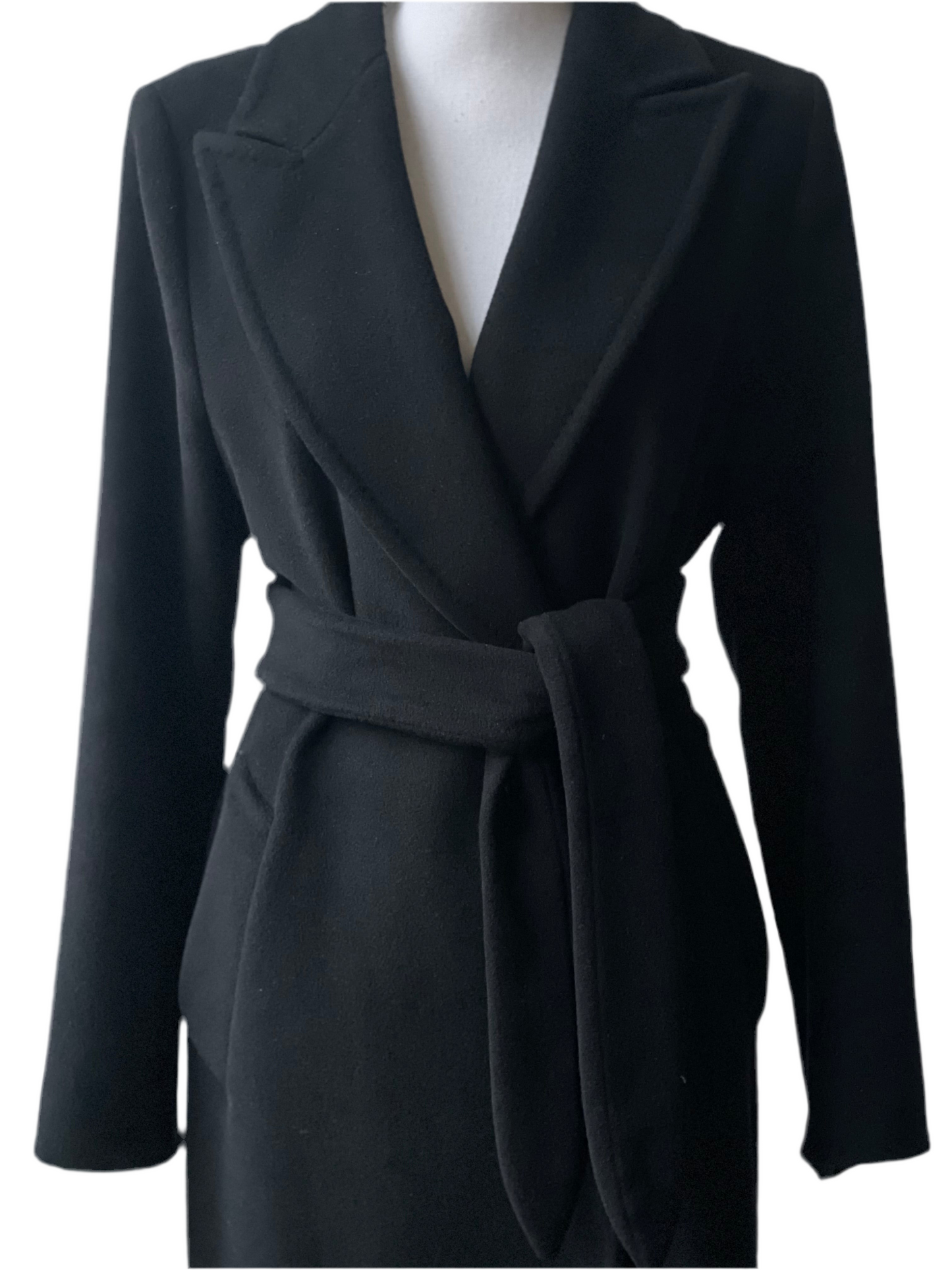 MAX MARA JACKET COAT WOOL BLACK