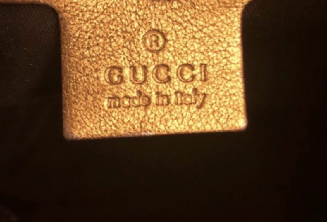 GUCCI JACKIE TAS GOLD LEER TOTE HANDTAS SCHOUDERTAS