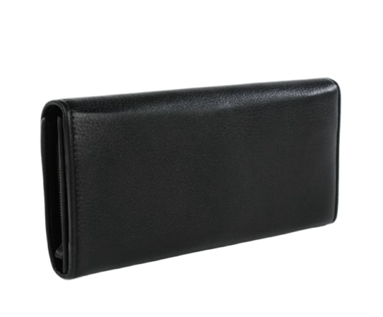 GUCCI GG Continental Clutch Big Wallet in zwart kalfsleer