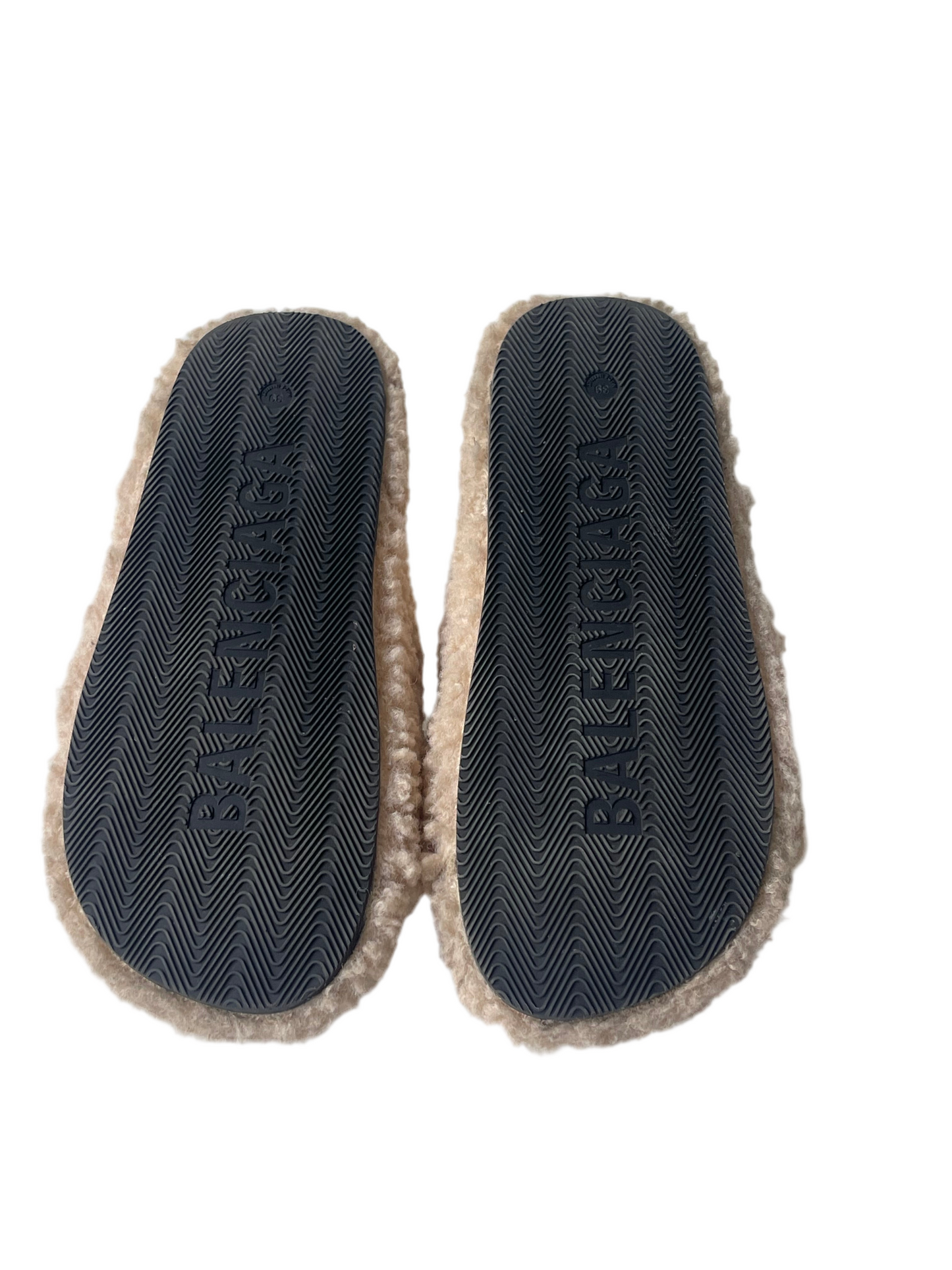 Balenciaga Mallorca Sandalen - Designer Shearling Slippers Maat 39 | Tweedehands Luxe