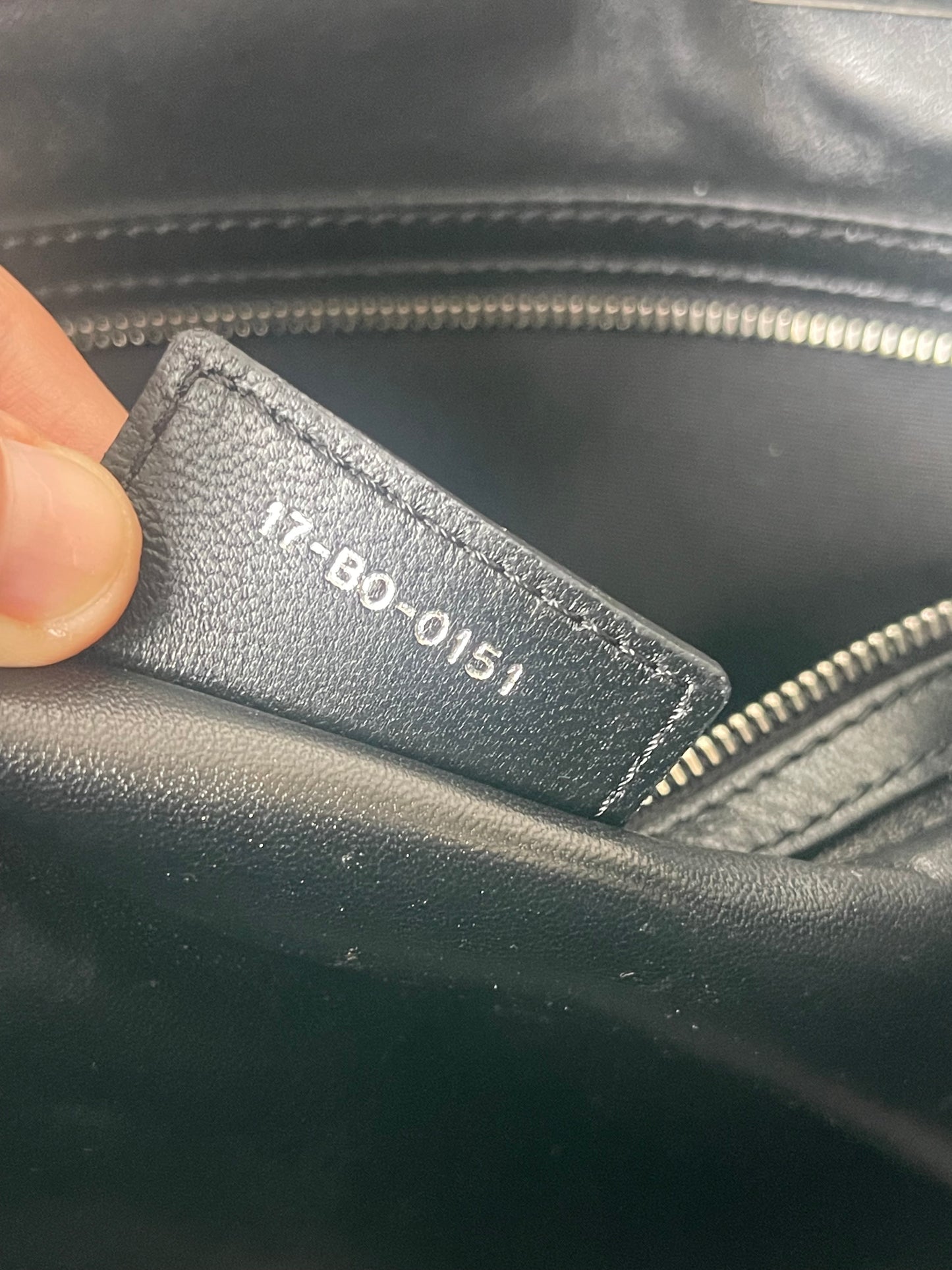 Dior Cannage zwart leren tas tote