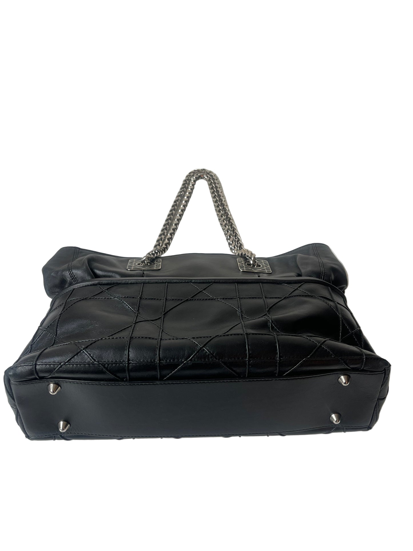 Dior Cannage zwart leren tas tote