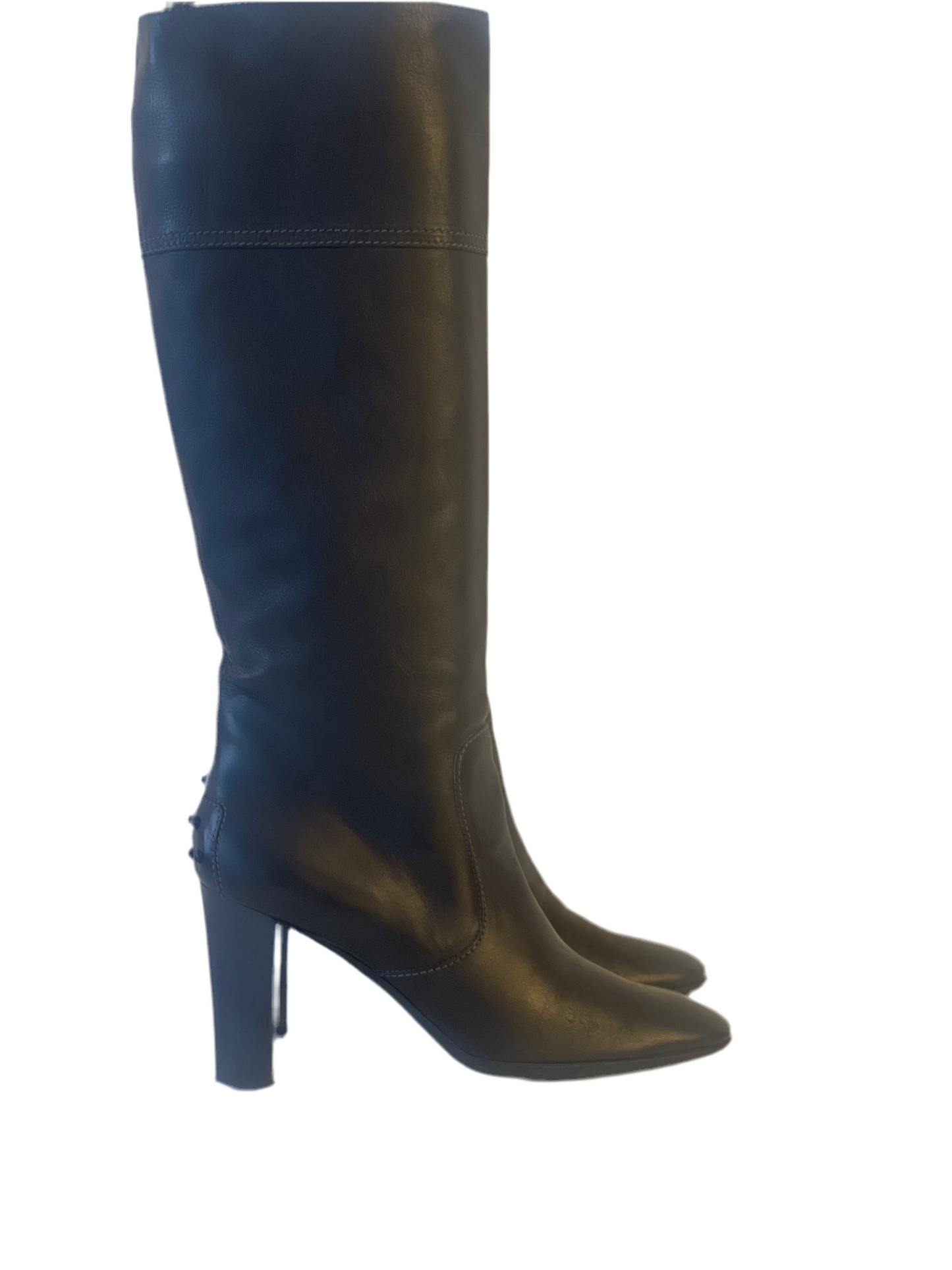 TOD'S LAARZEN ZWART LEER SCHOENEN MAAT EU 39