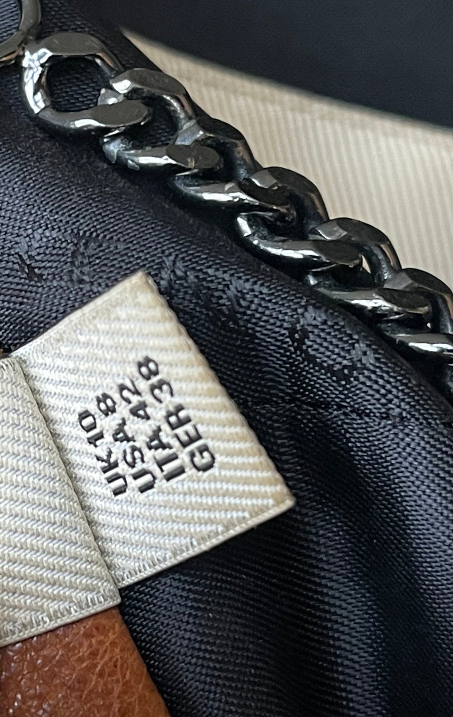 Burberry Leren Trenchcoat maat EU 38