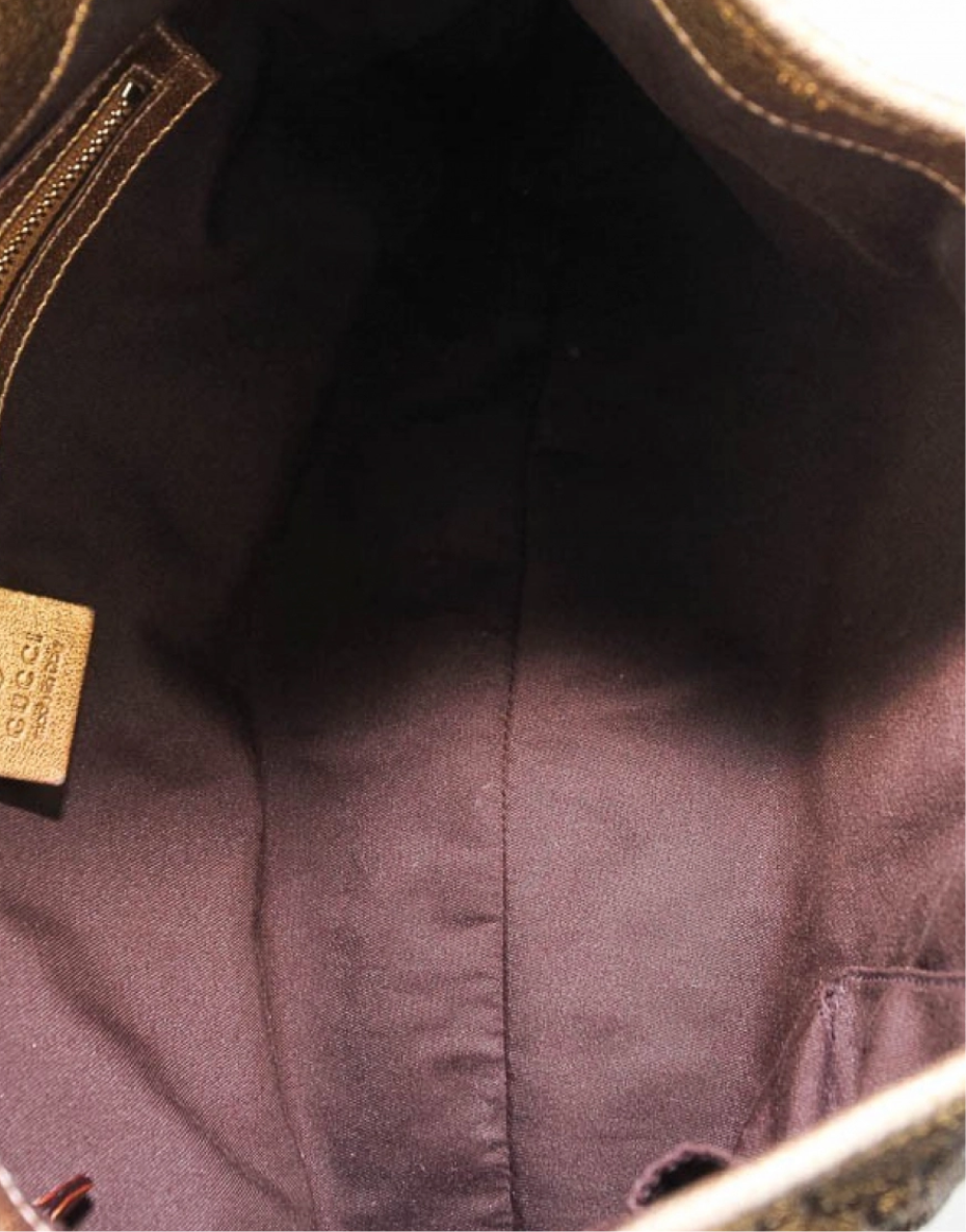 GUCCI JACKIE TAS GOLD LEER TOTE HANDTAS SCHOUDERTAS