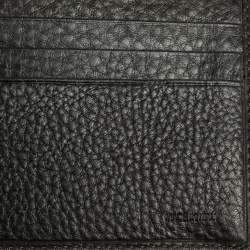 FENDI ZUCCA FLAP WALLET ON CHAIN ​​BAG CANVAS / LEATHER BROWN