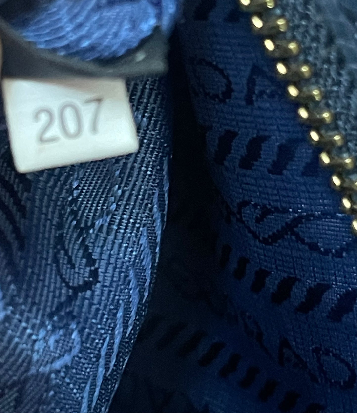 PRADA TOTE 2WAY TAS SCHOUDERTAS HANDTAS NAVY BLAUW